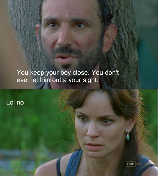 In the most biting Walking Dead memes, everybody hates Lori!