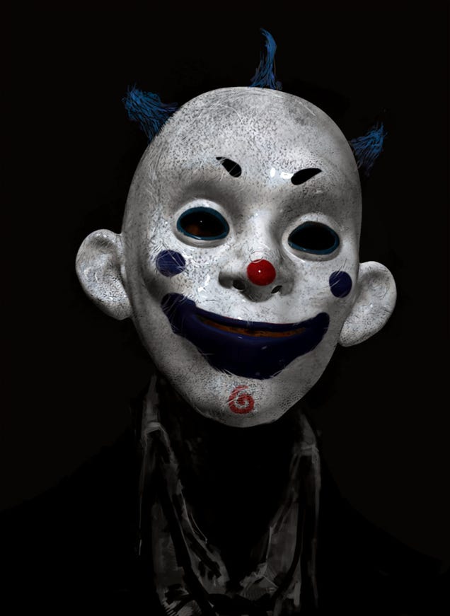 Never-seen Dark Knight concept art reveals the terrifying origins of the Joker's Clown Gang