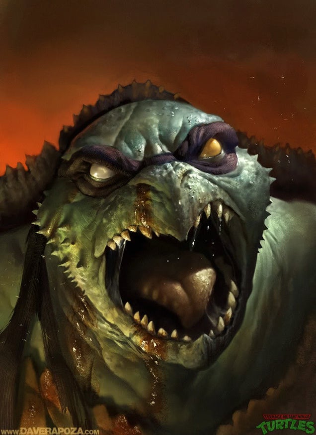 Astounding Teenage Mutant Ninja Turtles art brings the cartoon heroes to grim reality