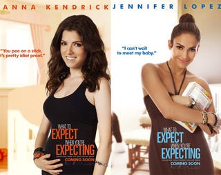 Whose Baby Bump Is Least Convincing in the What to Expect Posters?