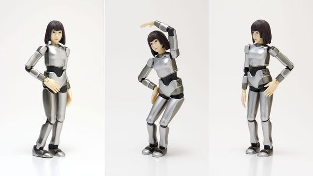 Japan's Real Robot Lady Turned into a Small Plastic Model