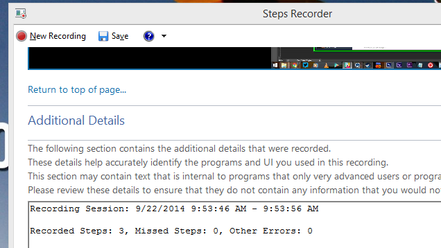 Use the Problem Steps Recorder Tool to Document Problems in Windows