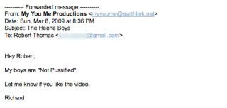 Emails Between Richard Heene and Robert Thomas