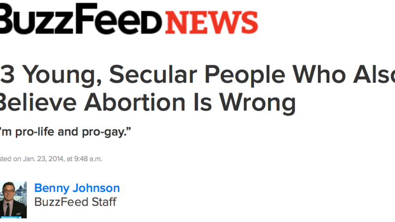 BuzzFeed’s Support of Women’s Rights Does Not Include Abortion