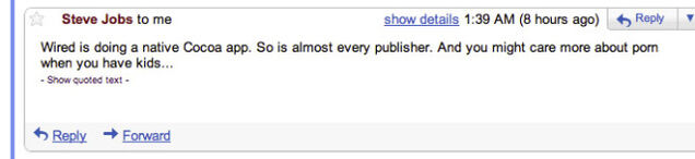 Steve Jobs Offers World 'Freedom From Porn'