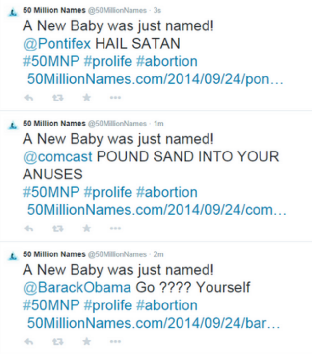 Anti-Abortion Twitter Bot Trolled to Death