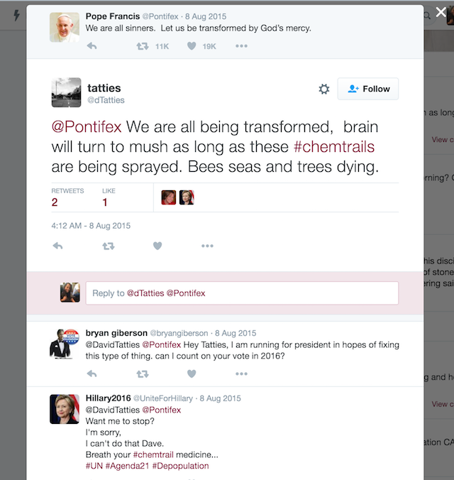 The Pope's Twitter Mentions Are a Living Hell