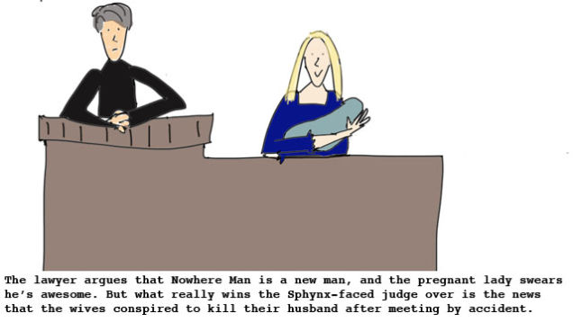 Lifetime Movie Cartoon: The Wives He Forgot