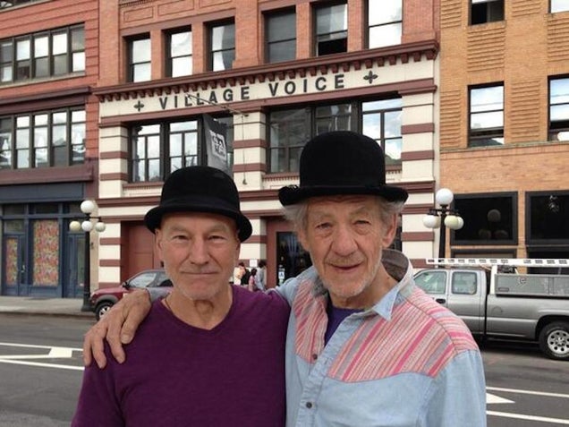 Patrick Stewart and Ian McKellen Are New York's Best Tourists