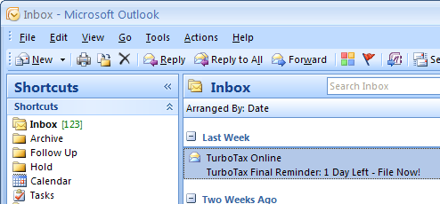 microsoft outlook live inbox