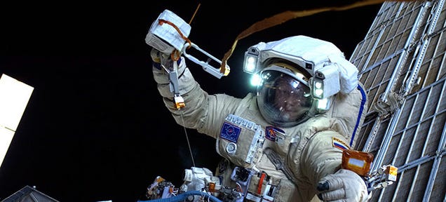Beautiful Images of Astronauts Releasing Nanosatellites Into Space