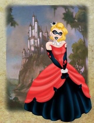 Gotham City's Sirens, reimagined as Disney Princesses