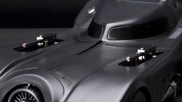 Tim Burton-Era Batmobile Model Features Pop-Up RC Machine Guns