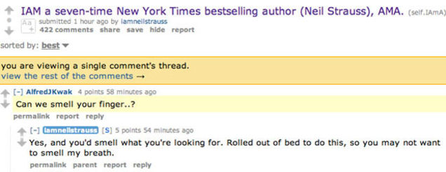 Neil Strauss Wants You to Know His Breath Smells Like Vagina