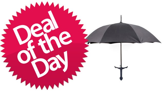 This Broad Sword Umbrella Is Your Battle-The-Rain-And-Win Deal of the Day