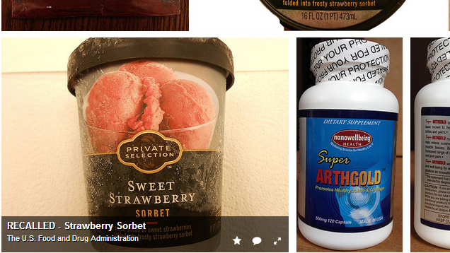 Follow the FDA's Flickr Account to Find Out About Recalled Products