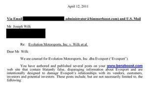 Mercedes tuner fights online forum over "hundreds of thousands" of dollars