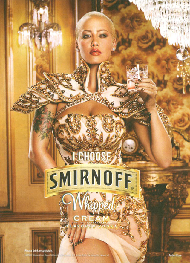 There Is Such A Thing As Marshmallow Vodka, And Amber Rose Is Its Face