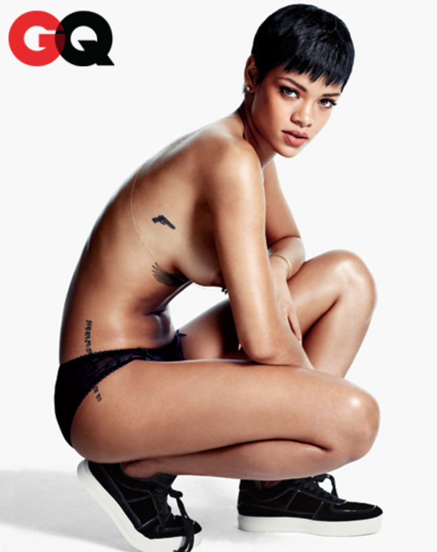 Of Course Rihanna Is Naked on GQ's 'Men of the Year' Issue