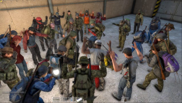 It's Not Often You See A Group So Large In DayZ