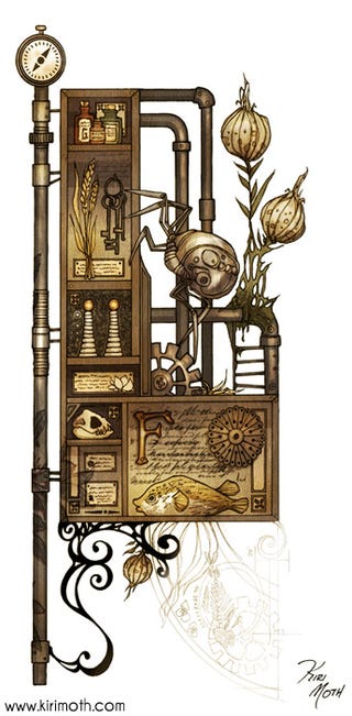 Get some original fantasy art from the great Kiri Moth!