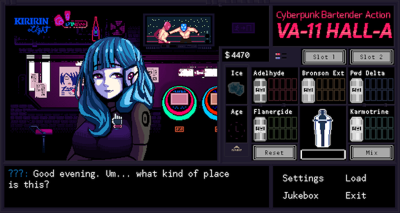 Cyberpunk Bartending Game Mixes Waifus With Great Storytelling