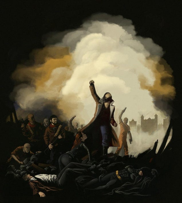Dark Knight Rises fan art will be the instrument of your jubilation