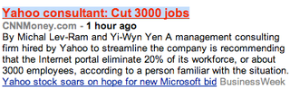 Fortune unpublishes report of 3,000 job cuts at Yahoo