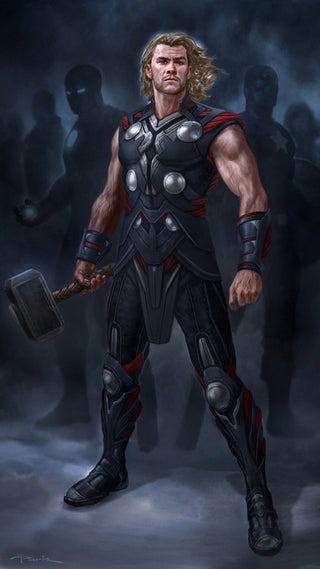 Insane collection of Avengers concept art shows Thanos in action