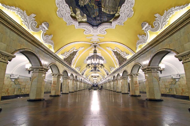 Moscow's Metro Isn't a Post Apocalyptic Wasteland. It's Actually Quite Lovely.