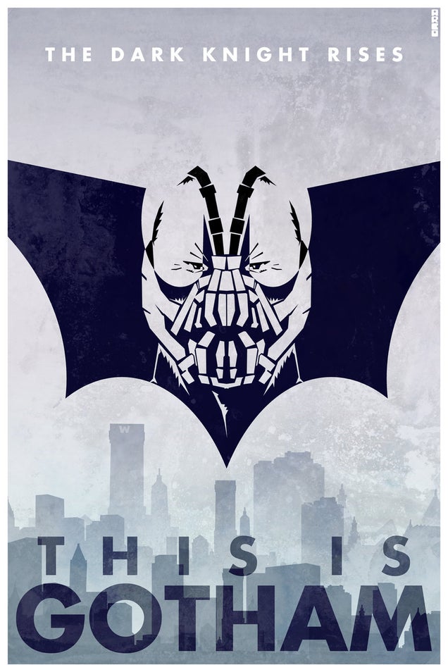 Dark Knight Rises fan art will be the instrument of your jubilation