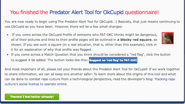 Predator Alert Warns You If Your OkCupid Prospect May Be Dangerous