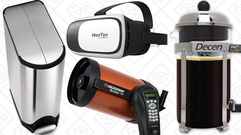 Today's Best Deals: Simplehuman, French Press, Cheap VR, and More