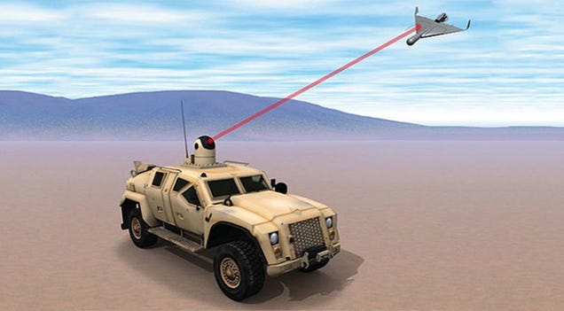The Navy Wants to Mount an Anti-UAV Laser on a Hummer--A Hummer!