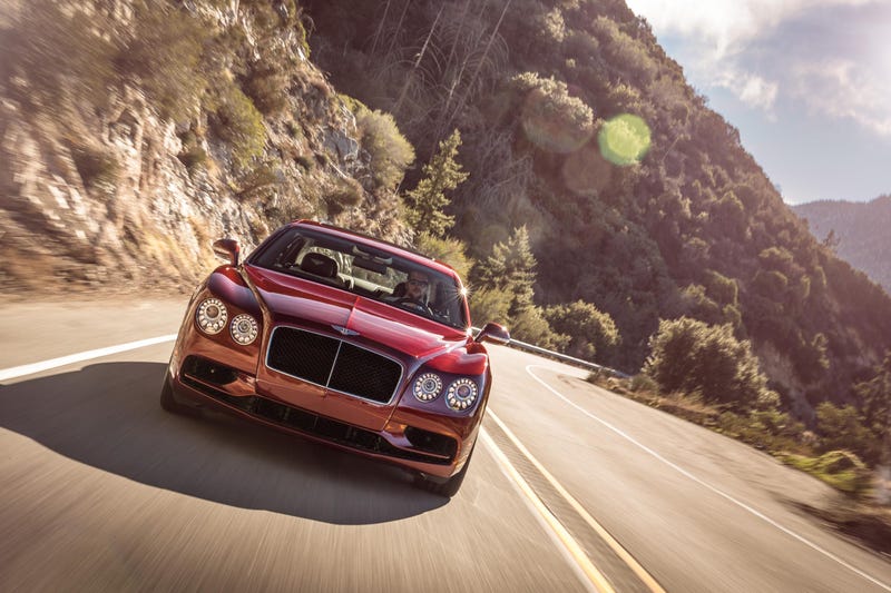 Bentley Gives The V8 Flying Spur A Black Radiator Grill So It Becomes A V8 S