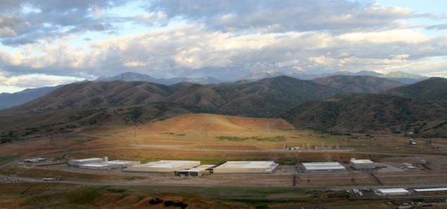 This Image of the NSA's Utah Data Center Was Taken From the EFF's Blimp