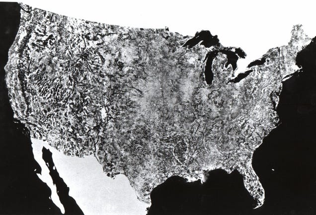 This Was the First Ever Satellite Image of the Entire U.S.