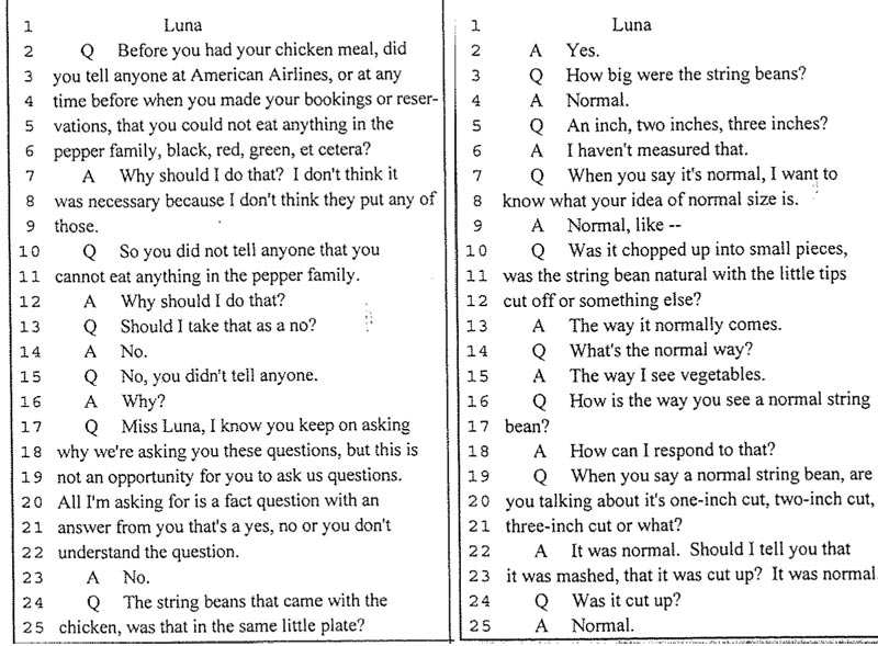 What Happens When You Sue an Airline For Putting a Lizard in Your Food?