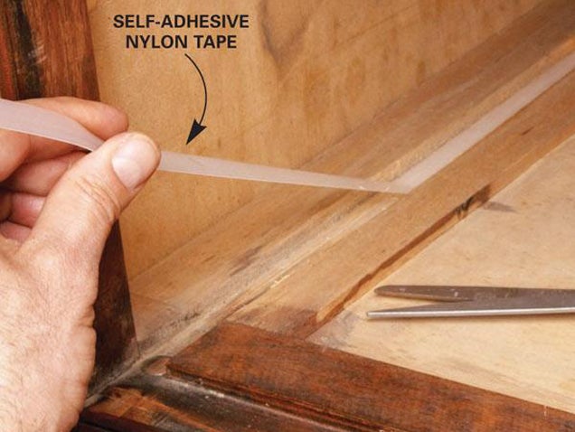 Fix a Sticking Drawer with Nylon Tape