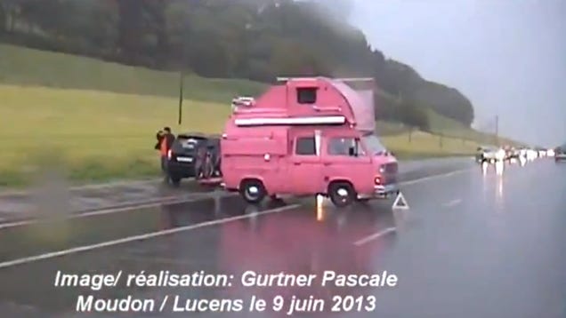 pink camper van ride on