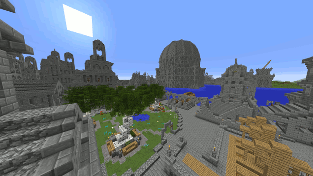 Explore Gondor's Ancient Capital from Lord of the Rings in Minecraft