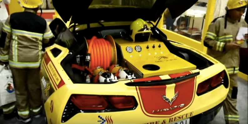 Dubai's Fire Truck Is A 200 MPH Corvette And Their Ambulances Are Nuts Too