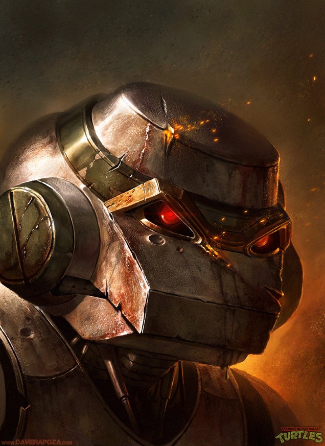 Astounding Teenage Mutant Ninja Turtles art brings the cartoon heroes to grim reality