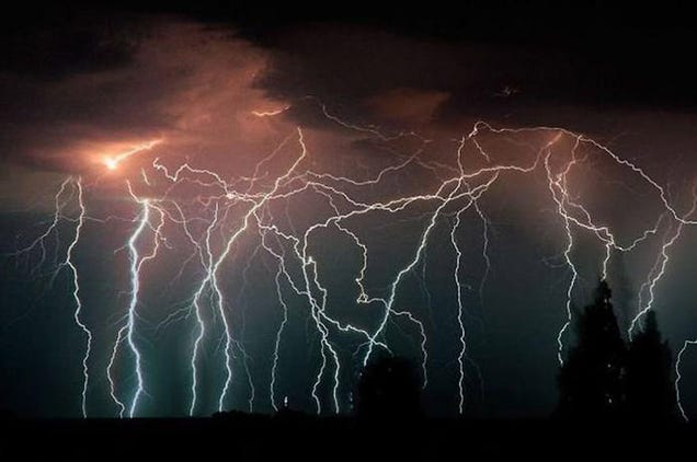 A map of where lightning strikes most across the globe