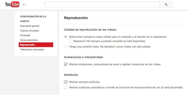 Cómo desactivar las notas y enlaces flotantes sobre vídeos de YouTube