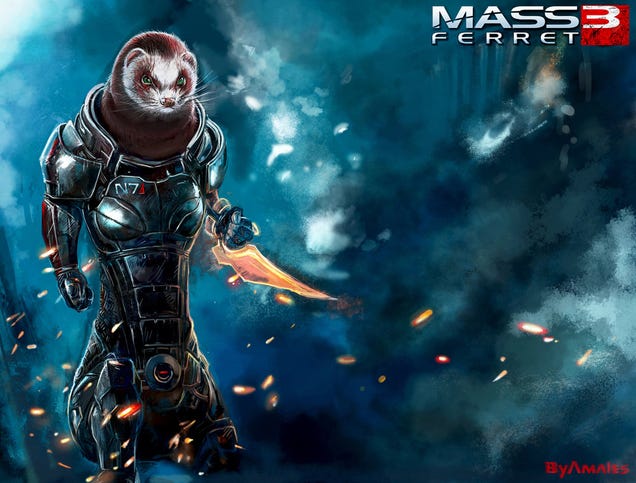 Ferrets as Famous Video Game Characters. It's Way Better Than You Think.