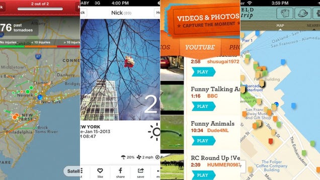 Google Field Trip, Take Weather, and More
