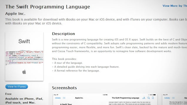 Get Started With Apple’s Swift Programming Language With a Free eBook