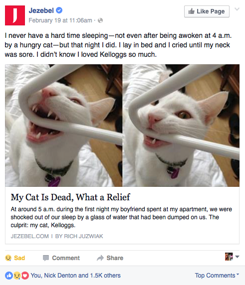 The Six Stages of Facebook Reaction Grief