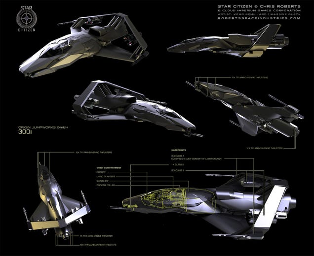 Badass 90's Starfighter Design Lives On With Star Citizen